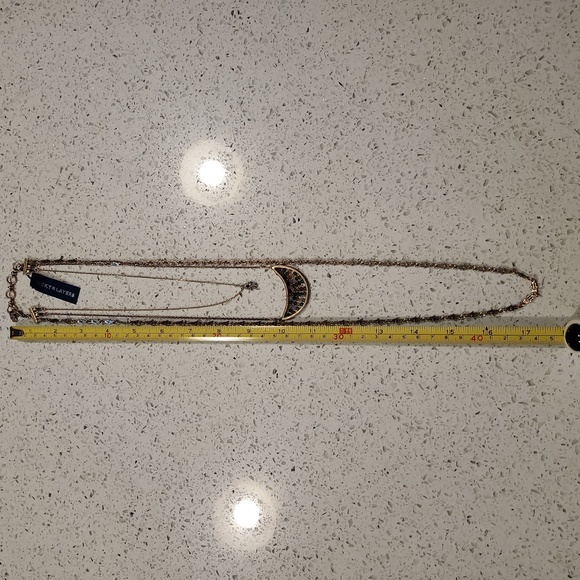 3 Strand Lucky Layers Evil Eye Necklace by Lucky Brand - Picture 2 of 9